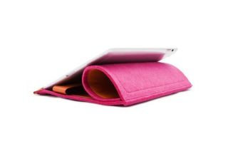 Handmade 3mm Wool Felt Carry Sleeve Case Bag Caver for Apple iPad 2 iPad3