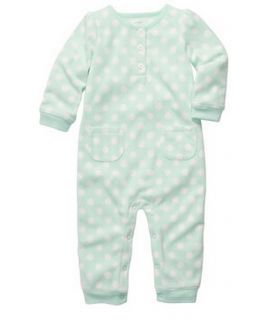 Carters Baby Girl Fall Winter Clothes Coverall Mint 3 6 9 12 18 24 Months