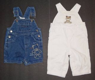 10 Piece Baby Boy Clothes Lot Size 3 6 Months EUC One Pieces Overalls Pants