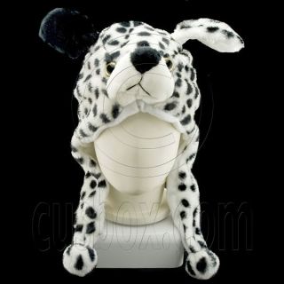 Dalmatians Big Ear Dog Mascot Plush Fancy Costume Hat