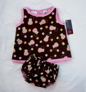 New Mod Hip Owl Toddler Baby Girl Dress Kids Clothes