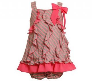 Girls Bonnie Jean Baby Ruffle Dress Sizes 12 18 24 Months Boutique Clothing
