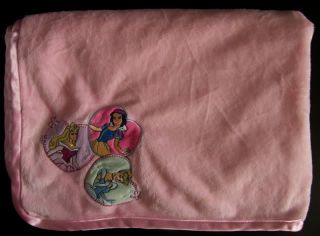 Pink Disney Princess Baby Security Blanket Snow White