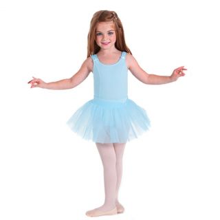 Body Wrappers Toddler Girls 3 4T Light Blue Princess Dance Leotard