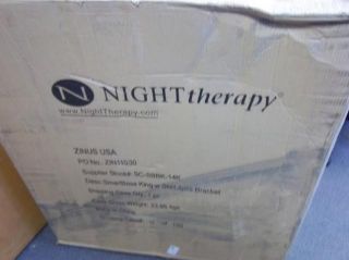 Night Therapy SCSBBK14K Platform Metal Bed Frame Foundation Set King