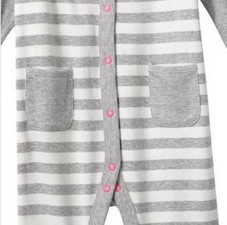 Carters Baby Girl Fall Winter Clothes Coverall Gray 3 6 9 12 18 24 Months