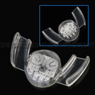 Multi Color LED Flashing Flash Light Mouth Guard Piece Party Funny Glow Tooth