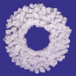 30" Crystal White Spruce Artificial Christmas Wreath Unlit