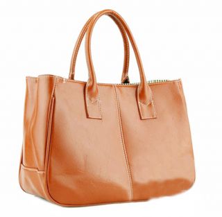 New Fashion Women Korea Style PU Leather Clutch Handbag Bag Totes Purse OL M00