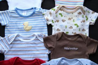 Baby Boy Newborn 0 3 3 6 Months One Piece T Shirt Clothes Lot