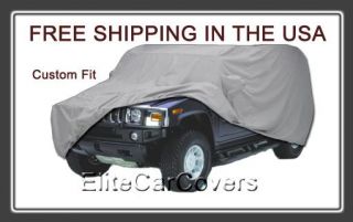 Hummer H3 with Spare Tire Custom Fit Car Cover Waterproof Warranty