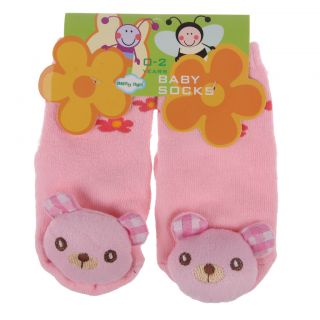 Cartoon Baby Infant Toddler Kids Anti Slip Warm Cotton Socks Slipper Shoes Boots