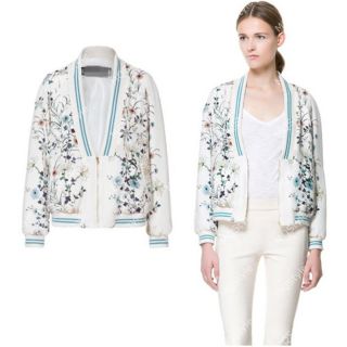 New Womens European Fashion Summer Flower Print OL Blazer Coat Jacket B2546