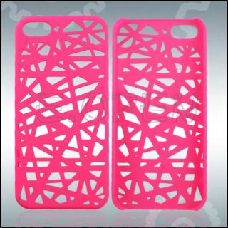 Bird Nest Mesh Pattern Plastic Hard Back Case Cover Skin for Apple iPhone 5g 5th