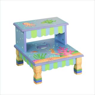 Teamson Kids Under the Sea Hand Painted Step Stool   W 7493A