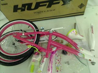 Huffy Girl's Coastal Bike Stardust White Glitter Pink 12 inch $119 99
