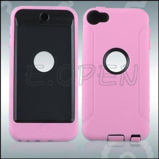 High Impact Hybrid Defender Hard Soft Case Cover for Apple iPod Touch 5g 5th