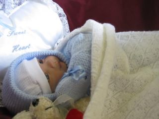'Sweetheart Nursery' OOAK Cute Baby Boy 'William' 24" Reborn Artist 8 Years