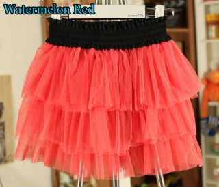 New Girls Summer Tulle Pompon Princess Tutu Dress Mini Skirt 2 7Y Clothes AD023