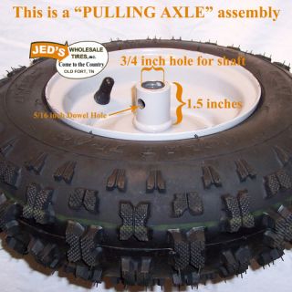 4 10 6 4 10 3 50 6 Snow Blower Thrower Tire Rim Wheel Assembly Kenda Polar Trac