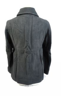 Amazing New $135 Motherhood Maternity Black Wool Pea Coat Jacket s M XL