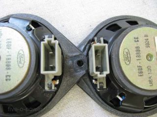 87 93 Mustang Ford Premium Sound Dash Speakers Stereo 88 89 90 91 92