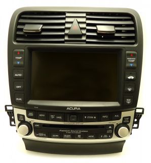 05 06 07 08 Acura TSX Navigation GPS Radio 6 Disc Changer CD Player Screen 7KA0