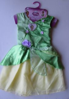 New Disney Princess Tiana Costume Dress Gown 2T 3T