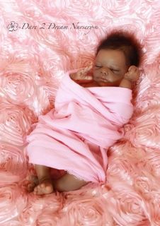 Reborn Baby Girl Lifelike Doll AA Biracial Ethnic Ellis Tina Kewy D2DN