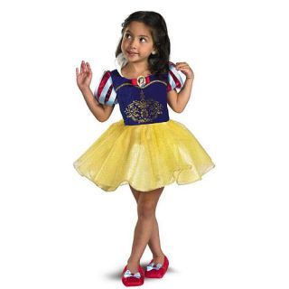 New Disney Princess Snow White Ballerina Costume w Shoe Cover Toddler Size 2T