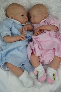 Bespoke Babies Sammie Twin Anatomically Correct Reborn Baby Boy Adrie Stoete