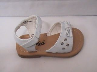 Baby Girl White Sandal w Lil Bow 38 Infant Size 4