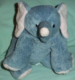 Soft Ty Baby Pluffies Winks Gray Pink Elephant Tylux