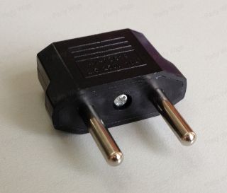 5 Converter US to EU European Travel Charger Adapter Adaptor AC Plug Power A04