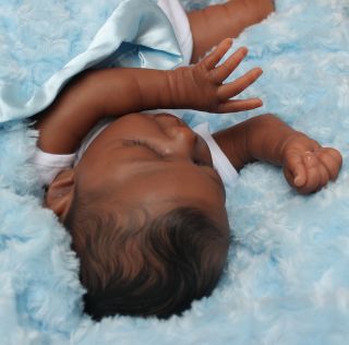 Beautiful Life Like Ethnic Reborn Baby Boy Doll Baylee by Lorna Miller Sands