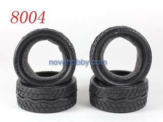 1 10 RC Car Onroad Performance Rubber Racing Tire Tyre with Sponge 4pcs 8004