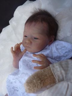 Jackies Babies Reborn Baby Girl Newborn"Will" Brand New Sculpt by Natalie Scholl