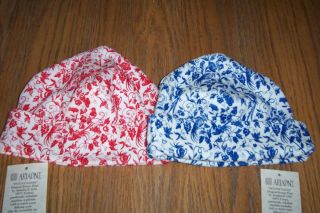 Floral Print Cap Baby Shower Gift Soft Cotton Knit Hat