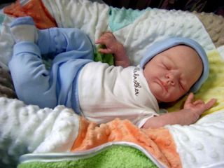 Adorable Newborn Reborn Baby Doll Boy Grace Sculpt by Tina Kewy 259 500