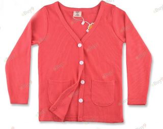 Boy Girl Outwear Cardigan Baby Kid Thin Jacket Coat Jump Color Lot yr 3 10 NY
