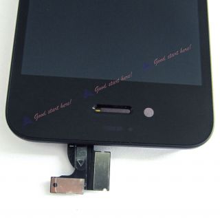 Black New LCD Display Glass Touch Screen Digitizer Assembly for iPhone 4S 4GS