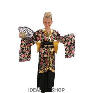 China Girl Geisha Child Costume Japanese Chinese Fancy Dress Oriental Book Week