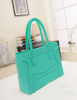 Women`s Fashion Silicon Beach Grocery Tote Bag Handbag Hobo Shoulder Bag Shopper