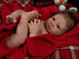 Reborn Baby OOAK Denise Pratt Aubrey Newborn Infant Girl Christmas Doll