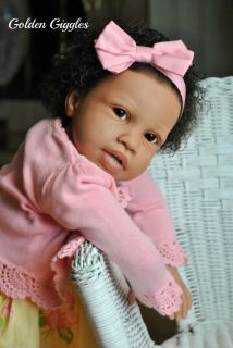 Golden Giggles Reborn Toddler Prototype Timone AA Biracial Baby Girl