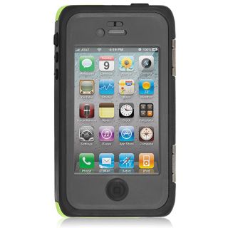 Otterbox Armor Series Case for Apple iPhone 4S 4 Neon Green Gray Waterproof