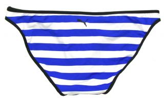 Blue White Stripe Bikini