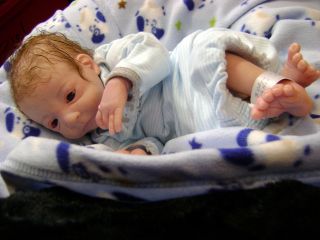 32 Week Preemie Reborn Baby Boy Kaysen by Bobbi Perez 90 250 Signed Body