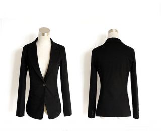 New Women Sexy Slim Suit Blazer Lady Short Jacket Long Sleeve Coat Outerwear