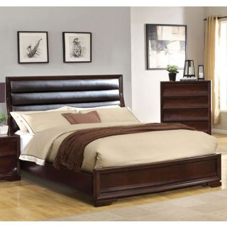 Kozani Traditional Style Walnut Finish Bed Frame Set